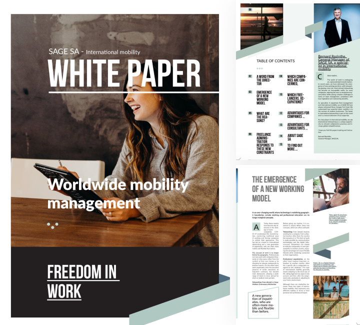 Front cover of Sage SA's white paper